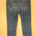 American Eagle  The Dream Jean High Rise Distressed Jegging Size 0 Short Photo 9