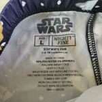 Star Wars 𝅺 mighty fine black printed graphic Yoda legging size L /large Photo 2