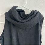 Badgley Mischka  Black Sleeveless Turtleneck Top Size: M Photo 2