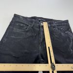 ZARA  Jeans Womens 30‎ Black Coated Skinny Denim Pants Modern Classic Grunge Photo 7