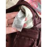 Madewell the perfect vintage straight jean women’s size 27 red vegan leather Photo 8