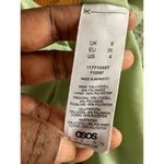 ASOS Design Sage Green Draped Sleeve Wrap Skirt Maxi Dress UK 8 EU 36 US 4 Photo 11