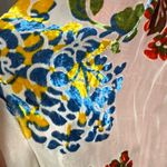 Maeve by Anthropologie Flower Market Swing Dress Velvet Burnout Red Motif Sz M Photo 14