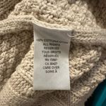 Raffi Short Sleeve Cable Knit Sweater Oatmeal XS Photo 4