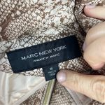 Andrew Marc  New York Brown Tan Snake Animal Print Full Zip Puff Vest Women Photo 1