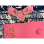 Rose + Olive NWT Getaway Two-Piece Set Crop Top & Pants Tropical Print M Photo 2