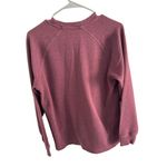 L.L.Bean Traditional Fit Cotton Crewneck Sweatshirt Size Small Regular Burgundy Red Photo 2