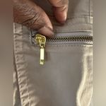  Capri Pants Cotton Spandex Khaki Beige Zip Chicos size 0 US 4 Casual Photo 6