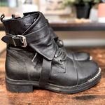 Charles David  Black Moto booties size 38.5‎ Photo 0