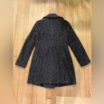 DKNY Donna Karan New York Brown Double Breasted Babydoll Tweed Coat Photo 3