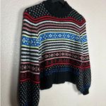American Eagle  Mock Neck Argyle Sweater Size Small Photo 1