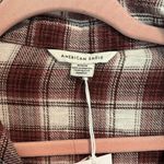 American Eagle NWT Oversized Flannel Babydoll Shirt Photo 8