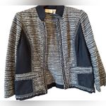 Chico's Chico’s Women’s dress style jacket navy blue Size‎ 1 Photo 2