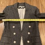 Veronica Beard  Pinstripe Beacon Dickey Jacket linen cotton blazer size 0 Photo 8