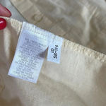 Susan Bristol Casuals Linen Patchwork Yellow Button Down Photo 6