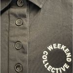 ASOS  Weekend Collective Oversized Mini Collared Dress with Logo Photo 7