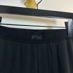 SKIMS Stretch Cotton Rib Pajama Pants in Soot Black Size Large Photo 4