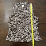 Anthropologie Akemi + Kin cream & maroon pattern sleeveless knit top size S Photo 9