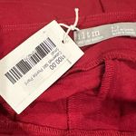 ILTM I LOVE TYLER MADISON CABERNET BURGUNDY PULLON SPLIT LEG PONTE STRETCH PANTS Purple Photo 3