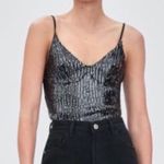 ZARA Sequin Crop Top Photo 0