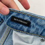 Free Assembly women’s 90’s straight cut jeans — size 10 Blue Photo 6