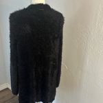 Black Rivet  Women's Fuzzy Black Cardigan Photo 2