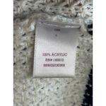 SO Heritage Women's Striped Knit Sweater Size L Black Cream Blue Casual Size L Photo 5