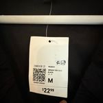 Forever 21  NWT black bubble hem long sleeve top M Photo 2