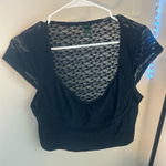 Target  Lace Top Black Photo 0