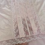 Vintage Lace Trim Pink Camisole Size XL Photo 3