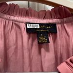 Current Air  Pink Ruffled Collar Blouse Size Small Photo 3
