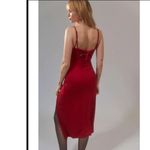 Urban Outfitters  UO | NWT Maroon Arna Midi Slip Scoop Neck Dress Photo 1