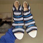 LK Bennett  Eloise‎ heels blue white size 10 $425 size 40 Photo 9