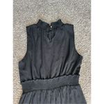 Draper James  RSVP women's XL sleeves tiered smocked maxi dress black metallic Photo 5