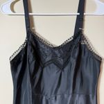 Barbizon Slip/Dress Black Fabulously designed 1940s 1950s Dark Whimsy Goth XS Photo 4