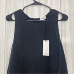 NEW The Reset R/Label 100% Silk Sleeveless Tank Blouse size L Large NWT Black Photo 2