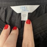 Time And Tru 3xl Black Shirt Blouse With Frilly Sleeves Size 3X Photo 3