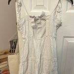 Jessica Simpson White Floral Dress Photo 1