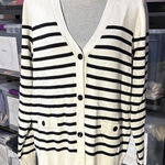 Cyrus  Striped Cardigan - Size L Photo 0