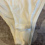 Topshop  asymmetrical one shoulder bodysuit in stone size small 4-6 ribbed Photo 4