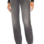 MOTHER Denim MOTHER The Wrapper Patch Denim Springy High Rise Jogger Jeans Photo 0