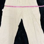 ZARA Linen Cargo Pants Photo 3