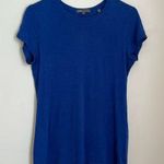 Vince  Women’s Short Sleeve Royal Blue Tee Shirt Photo 0