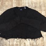 Gap Crop Distressed Knit Sweater Photo 0