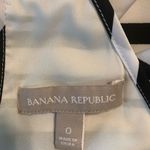 Banana Republic black and white stripe dress size 0 Photo 3