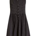 Free People Brooke  Black Tunic Dress Photo 4