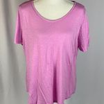 Cato EUC scoop neck high low tee with seam on back Photo 0