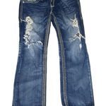 Rock Revival  distressed Stacey straight jeans size 30 Photo 0