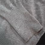89th and Madison gray and black color block asymmetrical sweater top size medium Photo 4