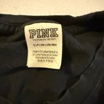PINK - Victoria's Secret Victoria Secret PINK Oversized Black Rhinestone Bling Campus L/S Tee Small Photo 3